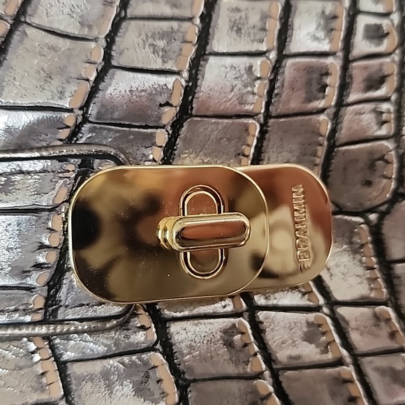 ๐๐ค BRAHMIN Steel SMALL CARLA Handbag & ADY WALLET ๐ค๐ - Picture 9 of 17